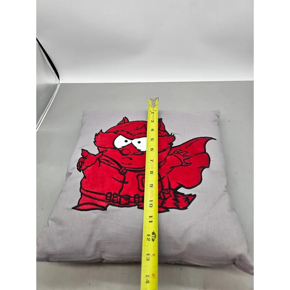 South Park The Fractured But‎ Whole The Coon Cartman Embroidered Pillow Grey Red